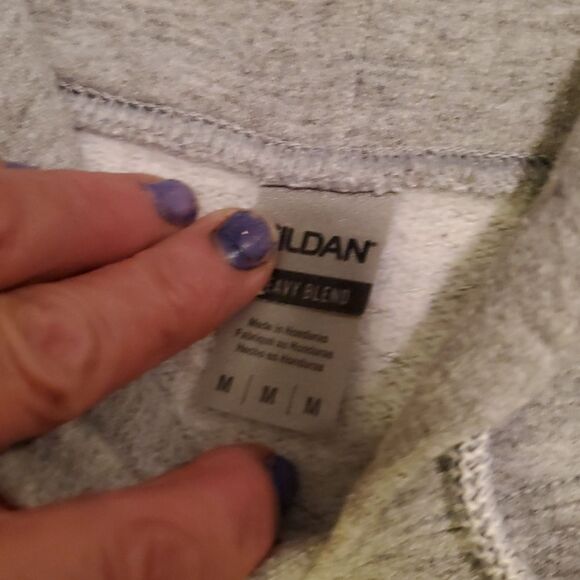 Nike Gray  Custom embroidery butterfly sweatshirt - Picture 5 of 7